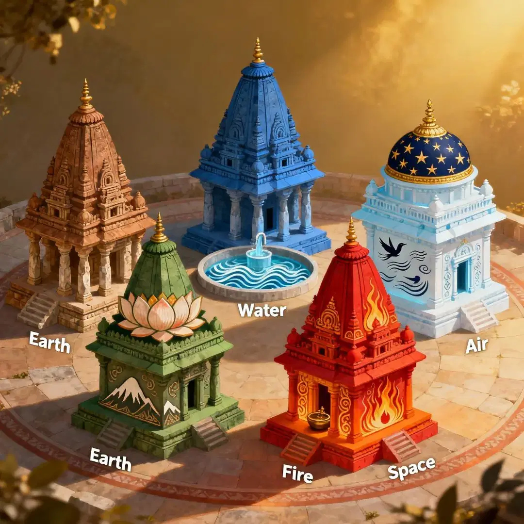 Pancha Bhoota Temples: The Five Element Shrines of Lord Shiva