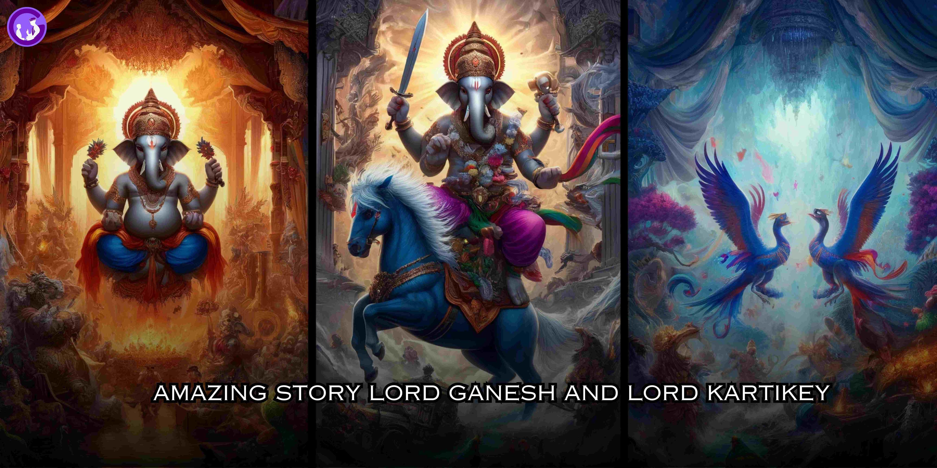 भगवान गणेश कार्तिकेय और उनके परिवार के दिव्य बंधन की कथा