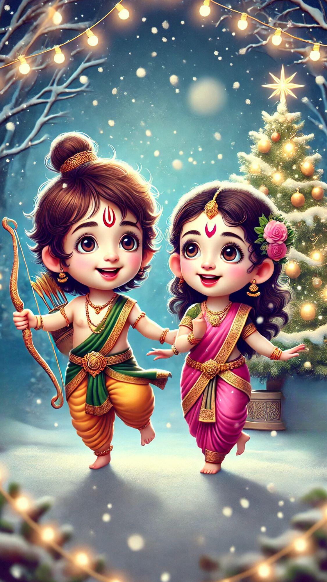 ChristmasWithHinduGods2025new-year-