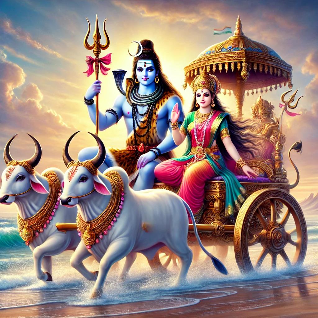 parvati with lord shiva 