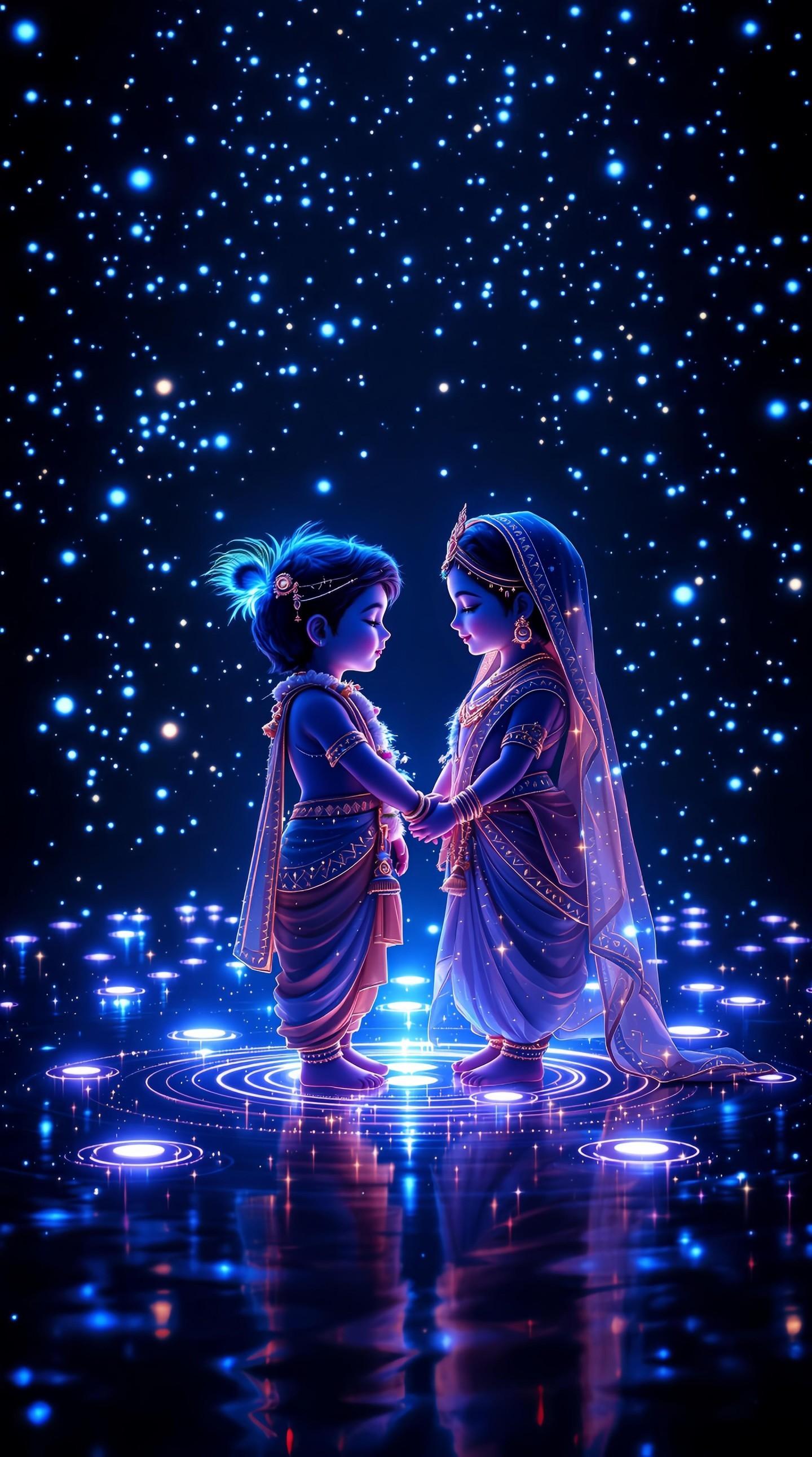 radhe-krishna-anime-wallpaper