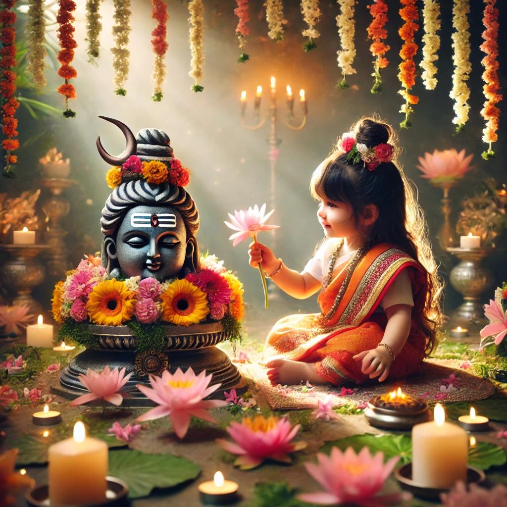 shiv ji or ram ji cute wallpaper